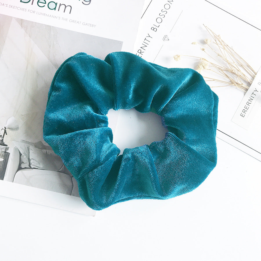 Flannel Hair Tie Ponytail Flannel Hair Tie Ponytail